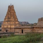 Virupaksha Temple in the historical city of Hampi,