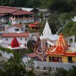 Aerial View of Kainchi Dham Temple in Uttarakhand